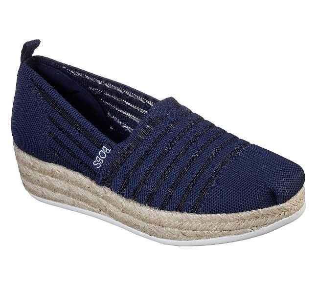 Zapatos con Plataforma Skechers Mujer - Highlights 2.0 Azul Marino VMURB1635